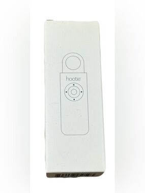 (Hootie) NWT  White Personal Safety Alarm Keychain